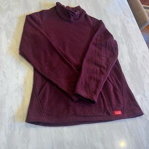 Burgundy Turtleneck Sweater